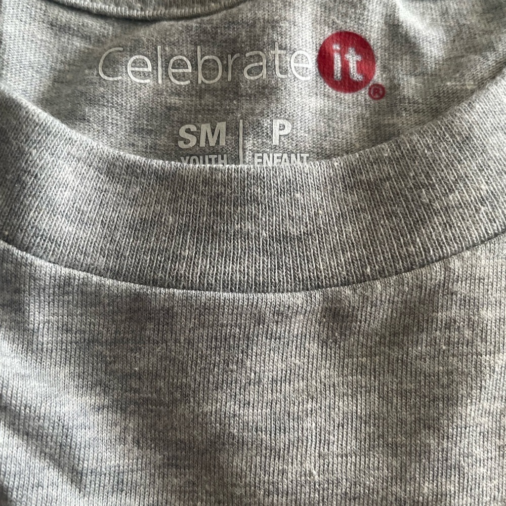 Celebrate It Gray 'Good Luck Charm' Kids Tee NWT - Picture 4 of 8